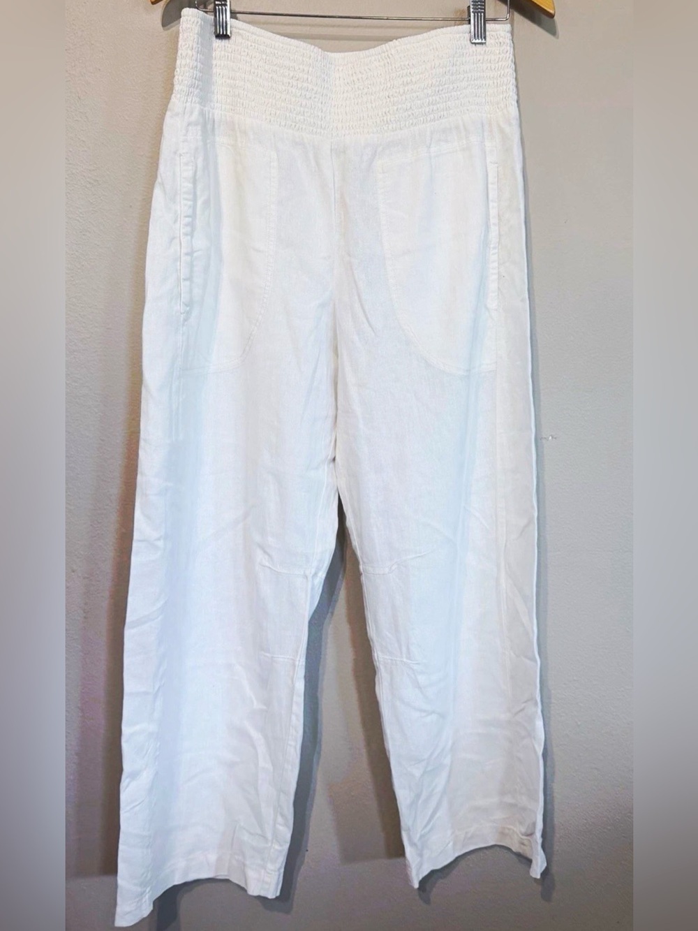Pilcro Reese Smocked Pull-On Pant Medium